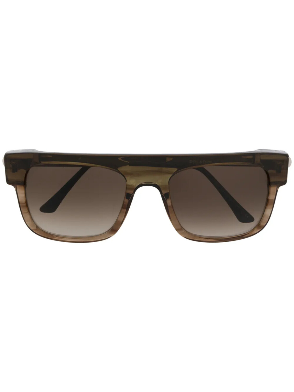

Thierry Lasry солнцезащитные очки Polarity в прямоугольной оправе, коричневый