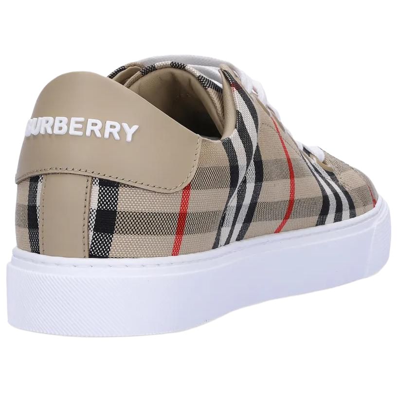 Burberry Винтажные женские бежевые лоу-топы для скейтбординга — фото 3