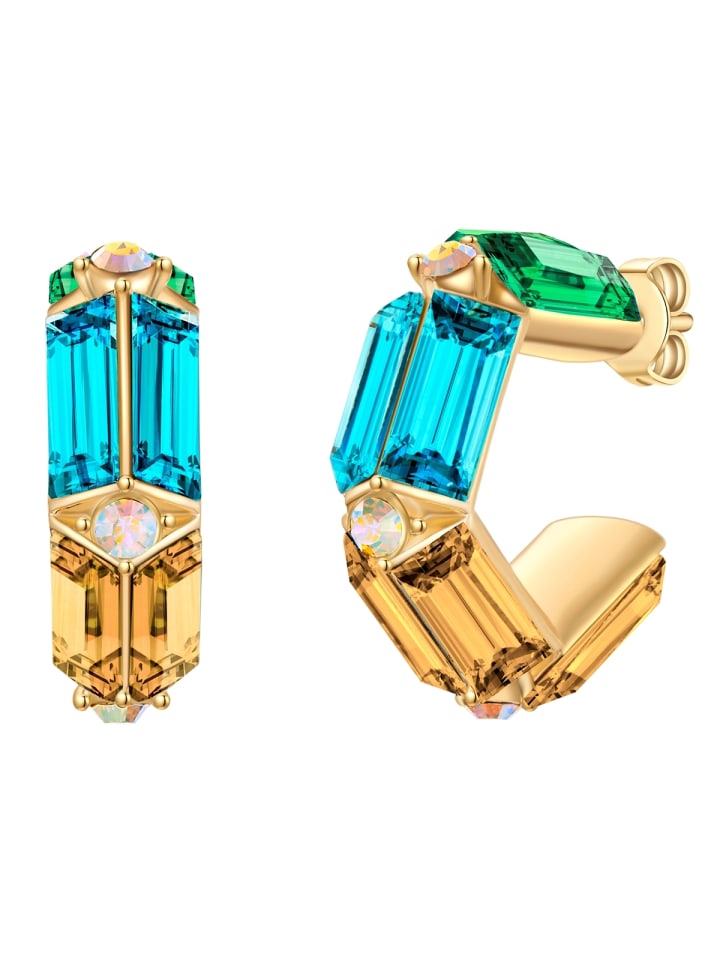 

Yokoamii Серьги из металлического сплава в оправе из желтого золота