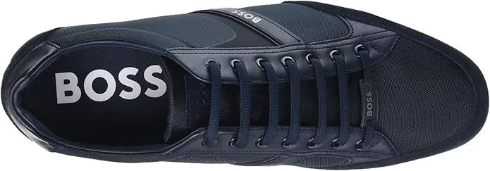 

Мужские кроссовки BOSS Saturn с низким профилем, темно-синий