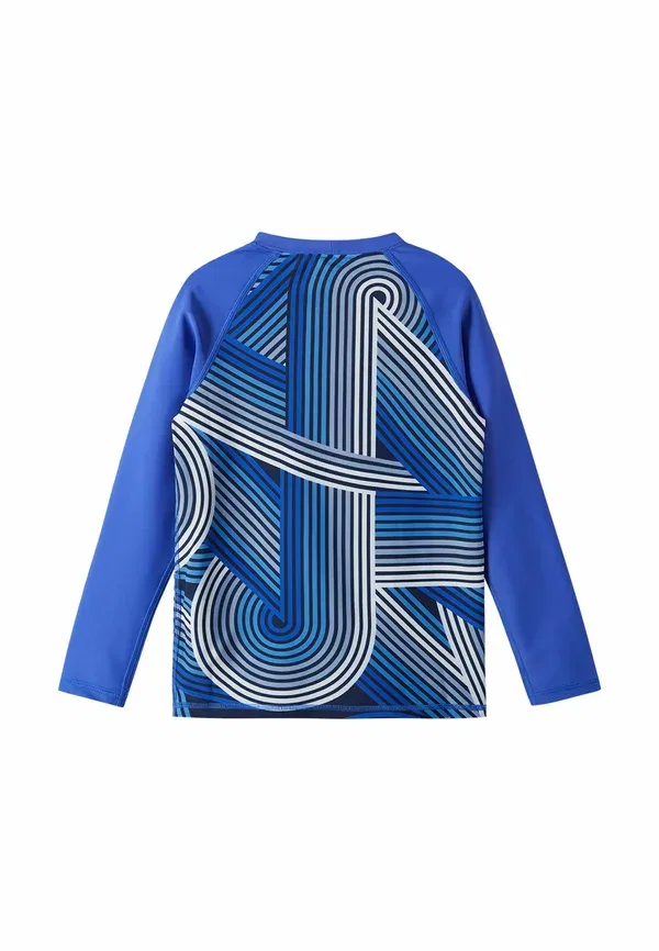 Футболка для пляжа UV 50+ kroolaus rash vest Reima, блестящий синий — фото 2
