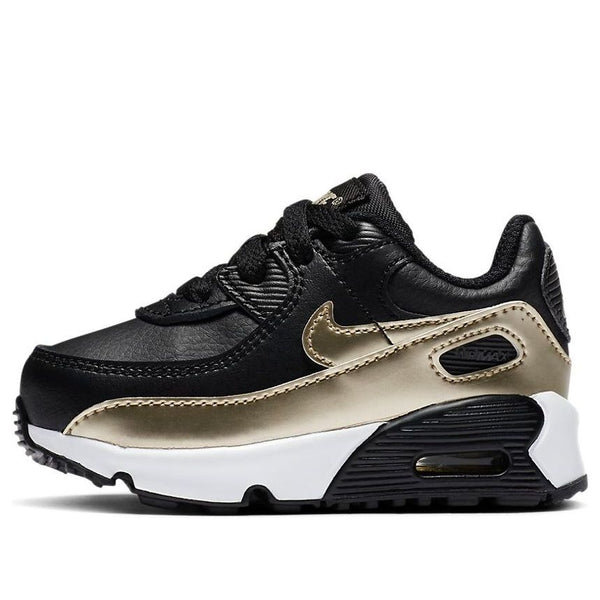 

Кроссовки Nike Air Max 90, черный/белый/золотой