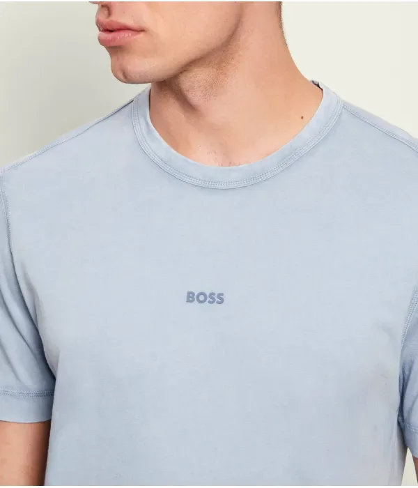 Футболка Токкс regular fit Boss Orange, небесно-голубой — фото 4