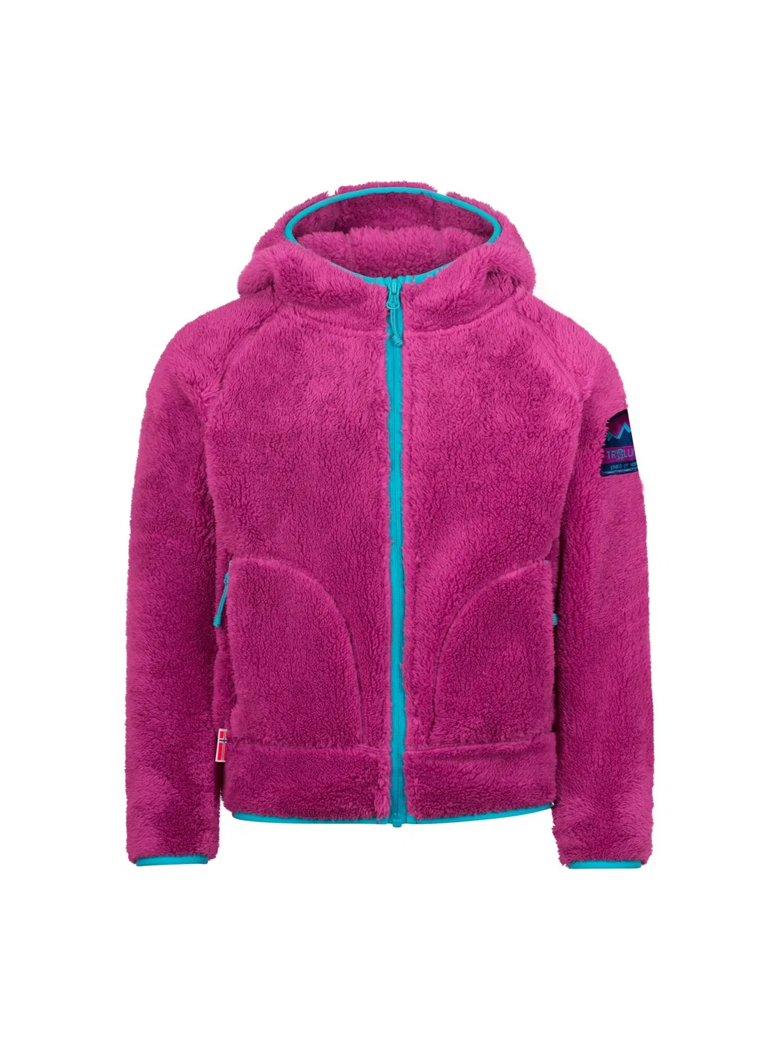 Флисовая куртка Trollkids, Berry