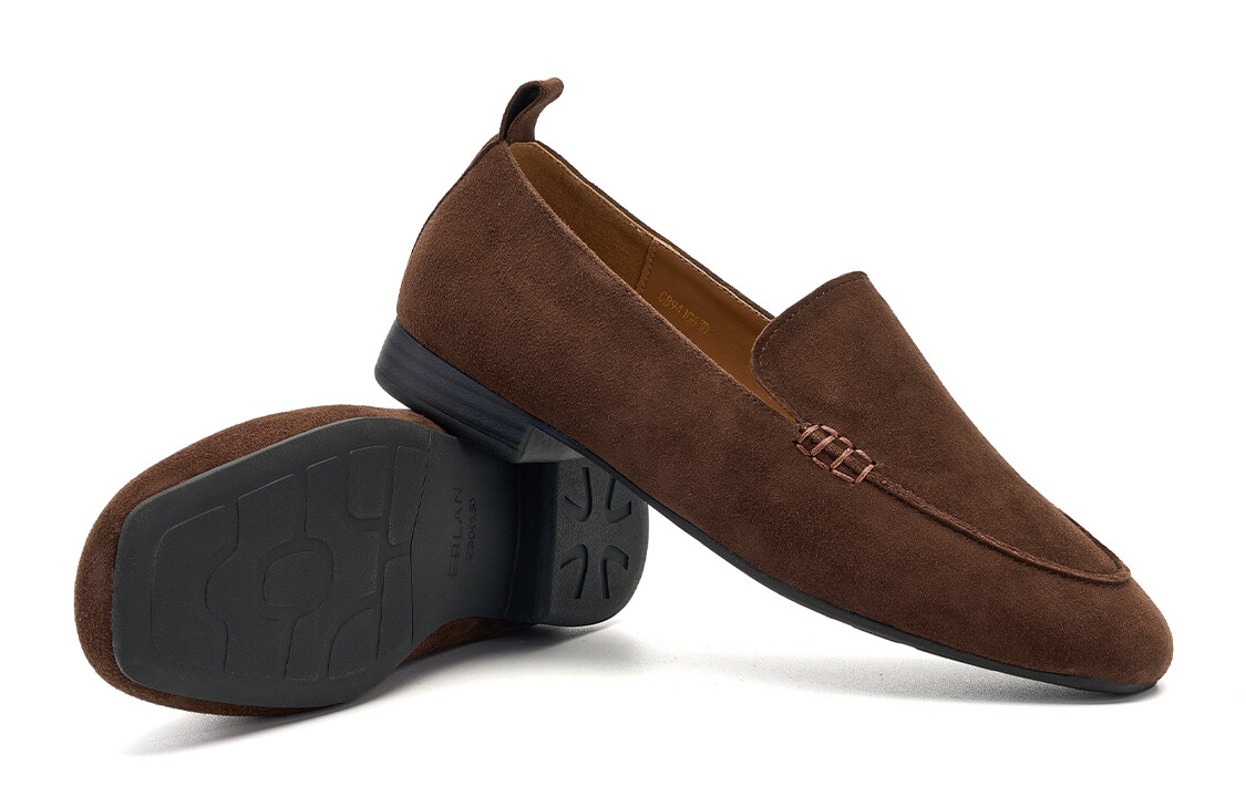 Туфли женские повседневные Women's Casual Shoes Women's Brown Eblan — фото 4