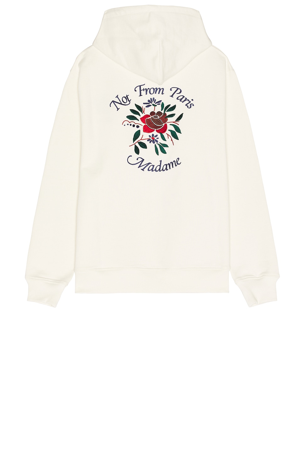 

Слоган толстовки с капюшоном fleurs Drôle De Monsieur, бежевый