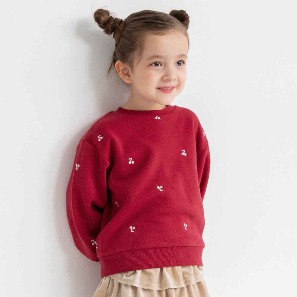 Толстовка с флисовой подкладкой и разнообразной вышивкой Branshes, Red