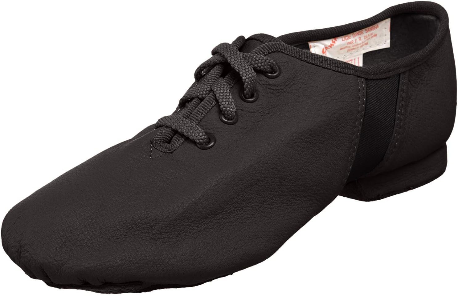 

Кожаные джазовые туфли Sansha Tivoli на шнуровке, черный