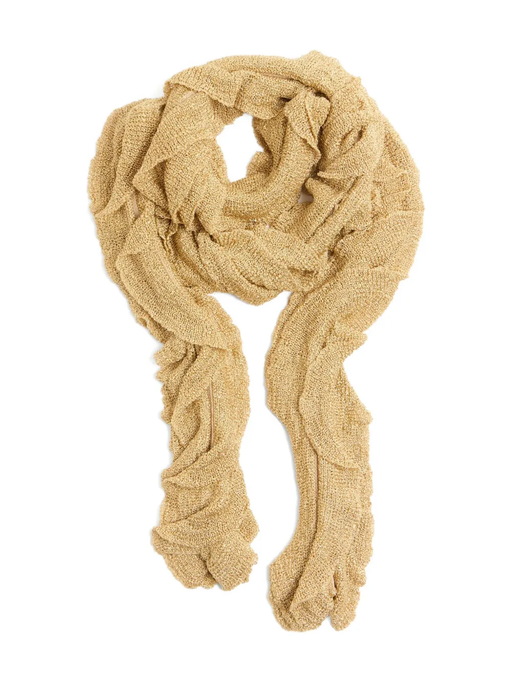 

Трикотажный шарф Valentino Garavani, золотой