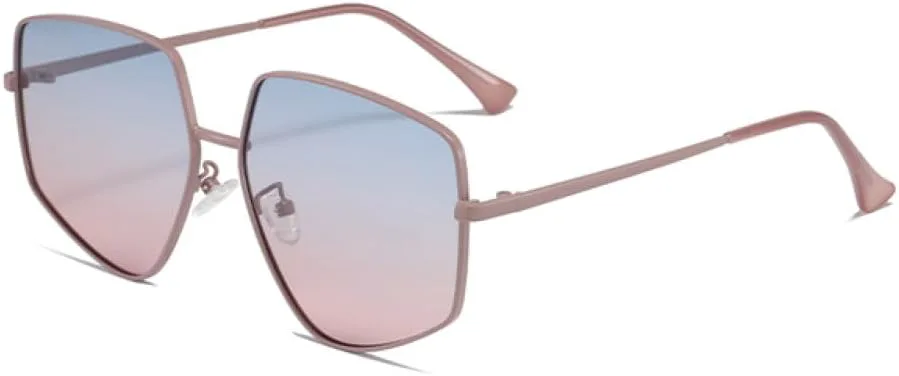 

Поляризованные солнцезащитные очки, аксессуары для женщин, очки для активного отдыха, мужские очки Polygon UV400, металлическая большая оправа LANGSER, 5.blue Pink