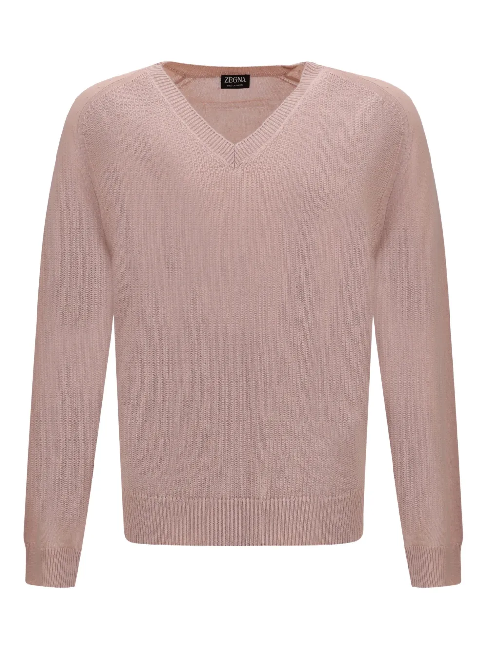 

Свитер с V-образным вырезом Zegna, розовый