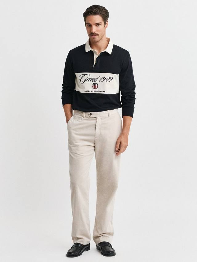 

Кордюровые чинос среднего кроя GANT, Putty