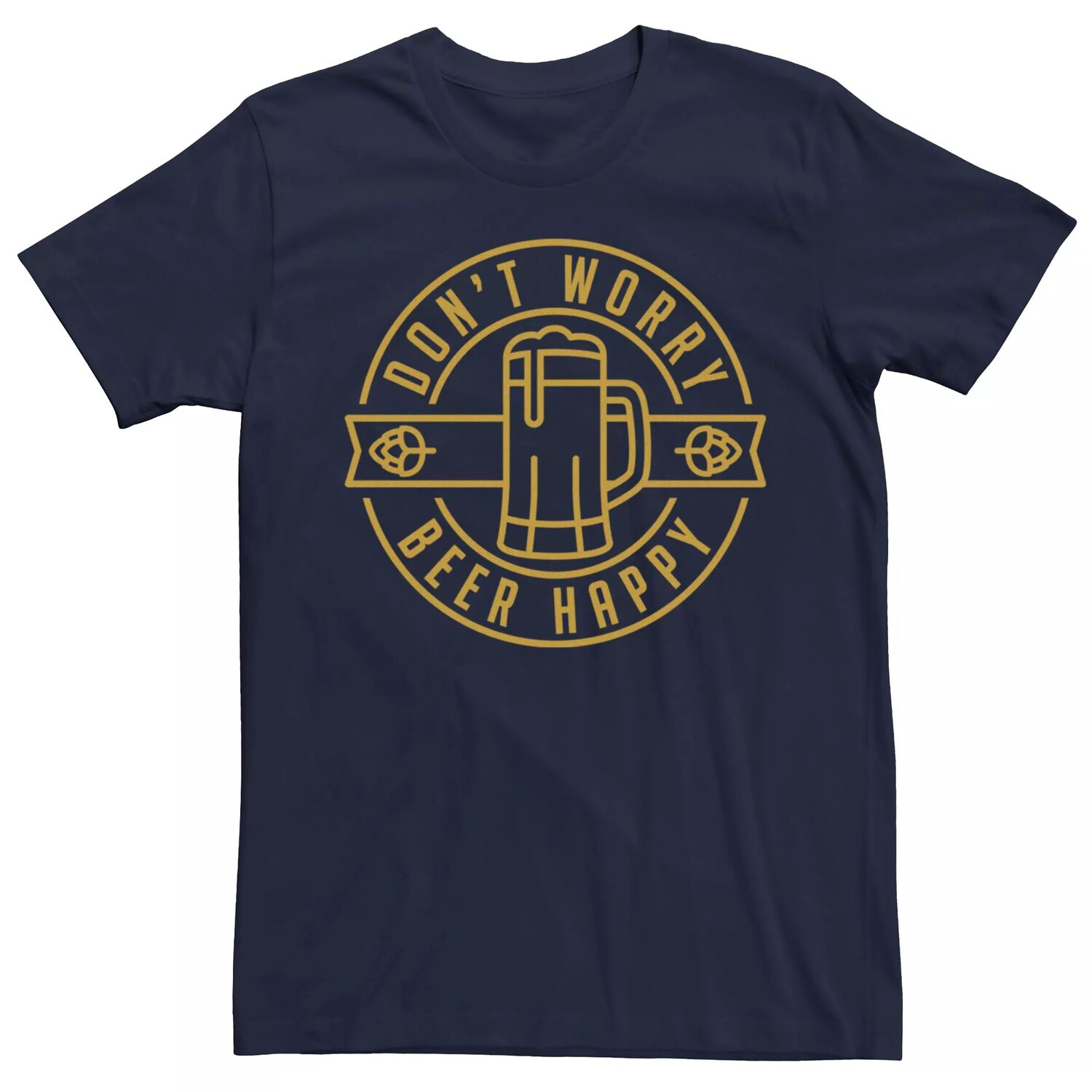 

Мужская футболка Don't Worry Beer Happy Fifth Sun