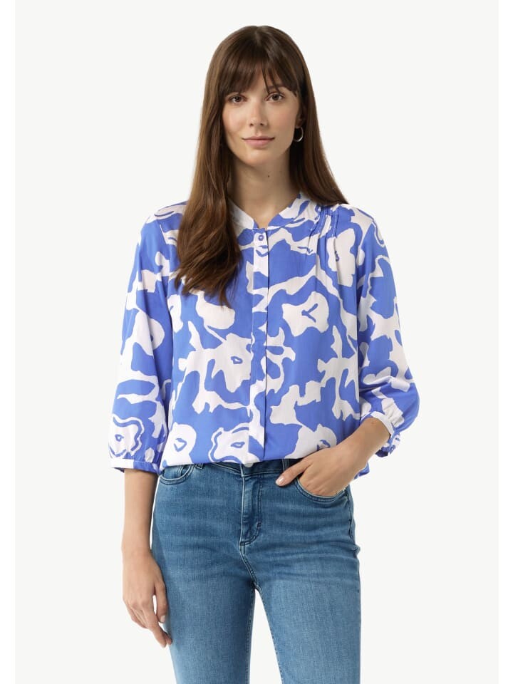 

Блуза comma CI Bluse 3/4 Arm, синий