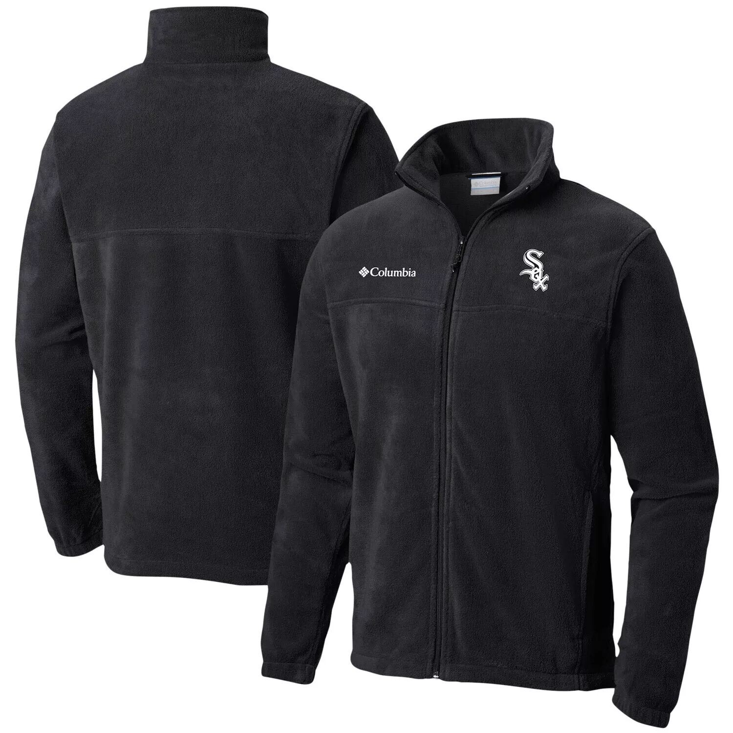 

Мужская куртка Columbia Black Chicago White Sox Steens Mountain с молнией во всю длину