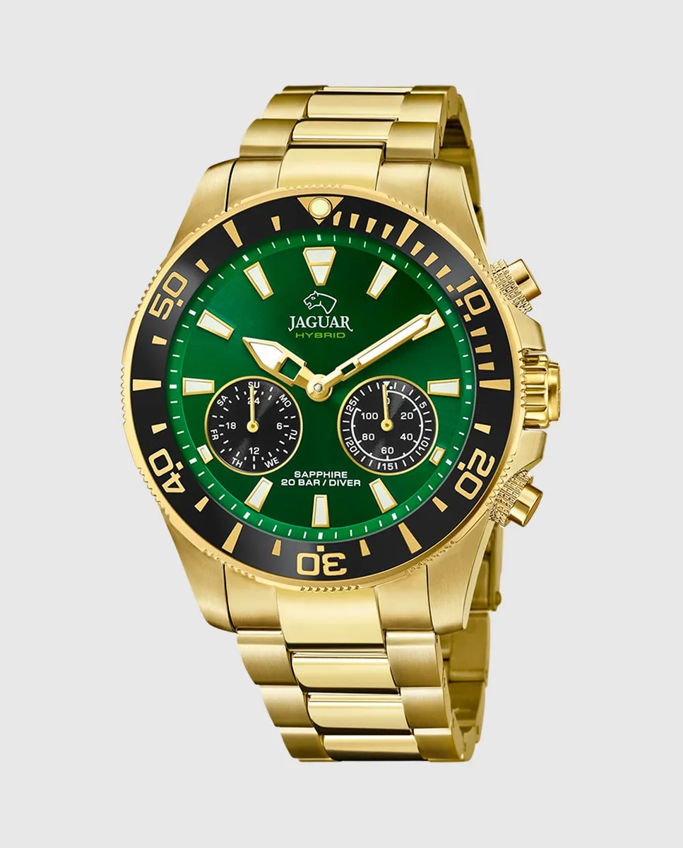 

J899/1 Мужские часы Connected в корпусе из золотой стали Jaguar
