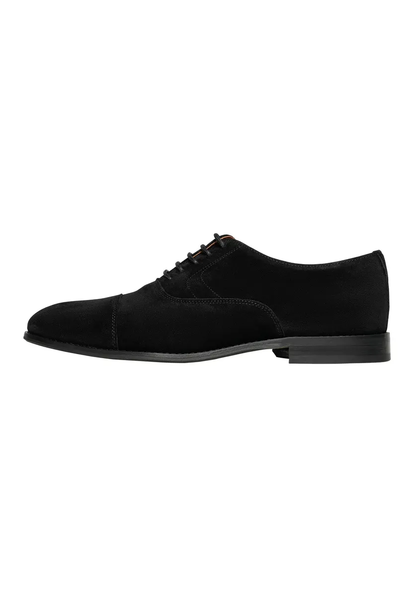 

Туфли на шнуровке Henry Stevens "Wallace CO business Shoes", мужские полуботинки кожаные ручной работы, костюмные туфли, черный