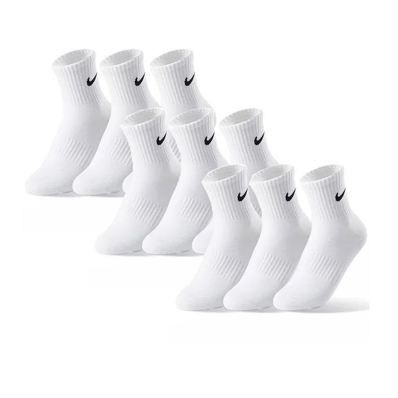 Носки 3Brand 3 пары для подростков Nike, Bright White (9 Pack)