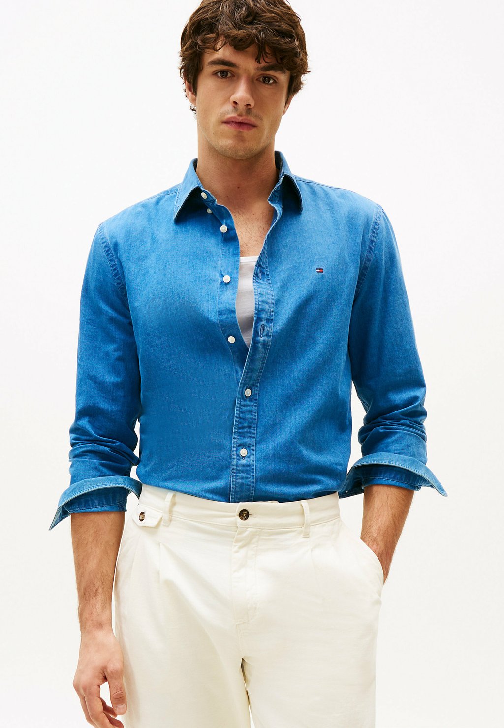 

Рубашка Tommy Hilfiger, синий