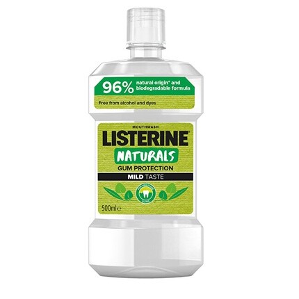 

Ополаскиватель для полости рта Natural S Natural S Защита десен, объем 500 мл Listerine