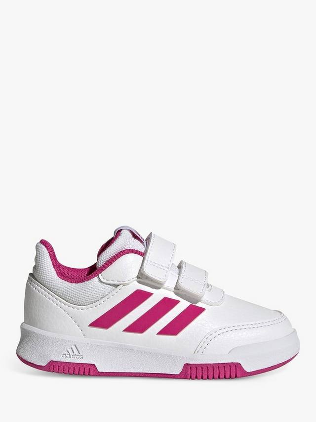Детские кроссовки Tensaur Sport Riptape для бега adidas, Cloud White/Team Real Magenta/Core Black — фото 2