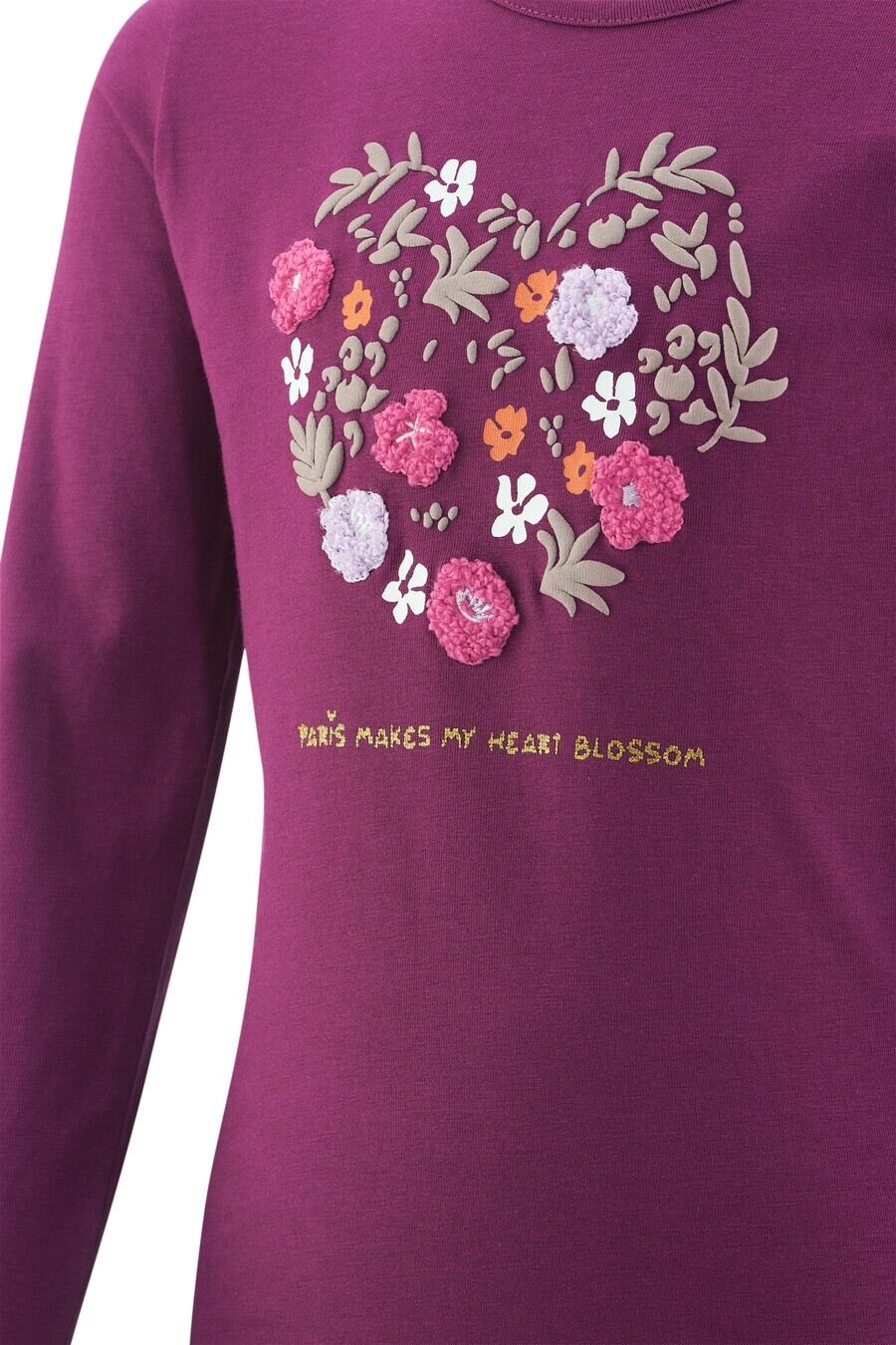 Лонгслив happy girls Shirt, цвет red violet — фото 3