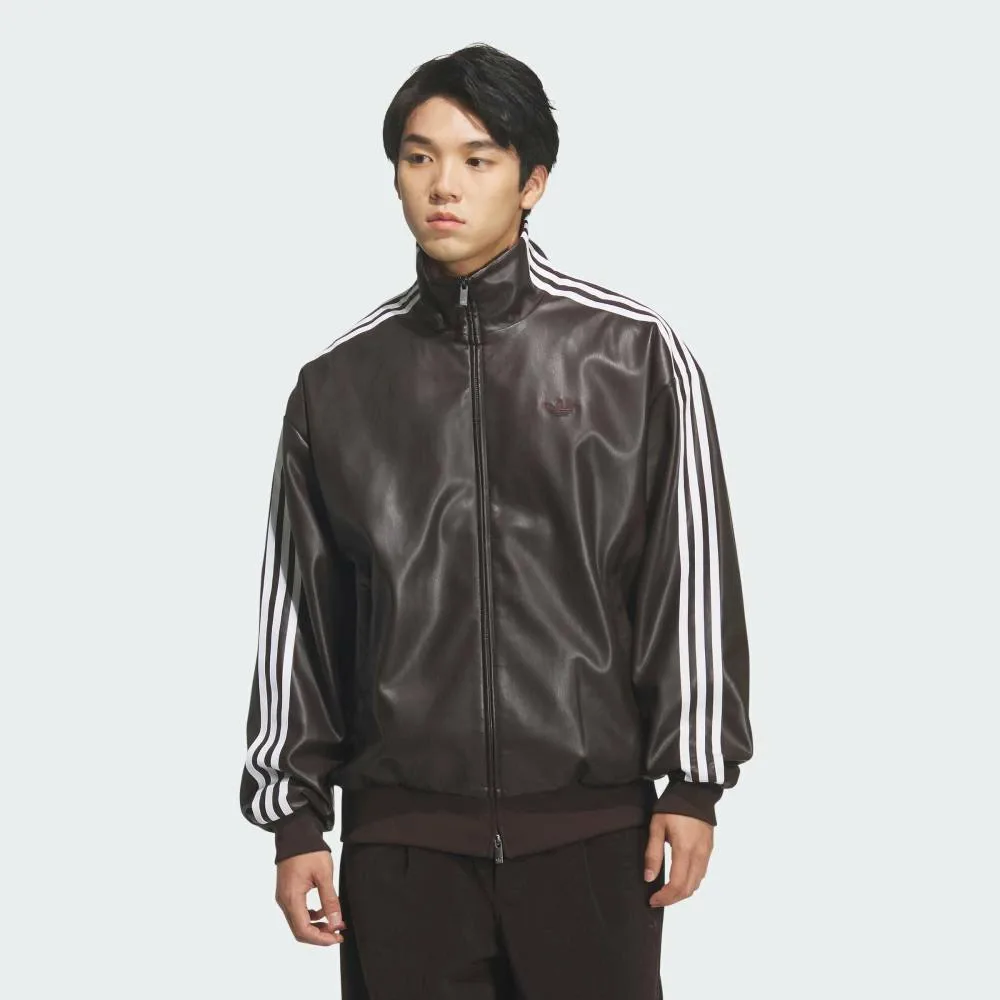 Спортивная куртка из искусственной кожи 3S Adidas, brown — фото 3