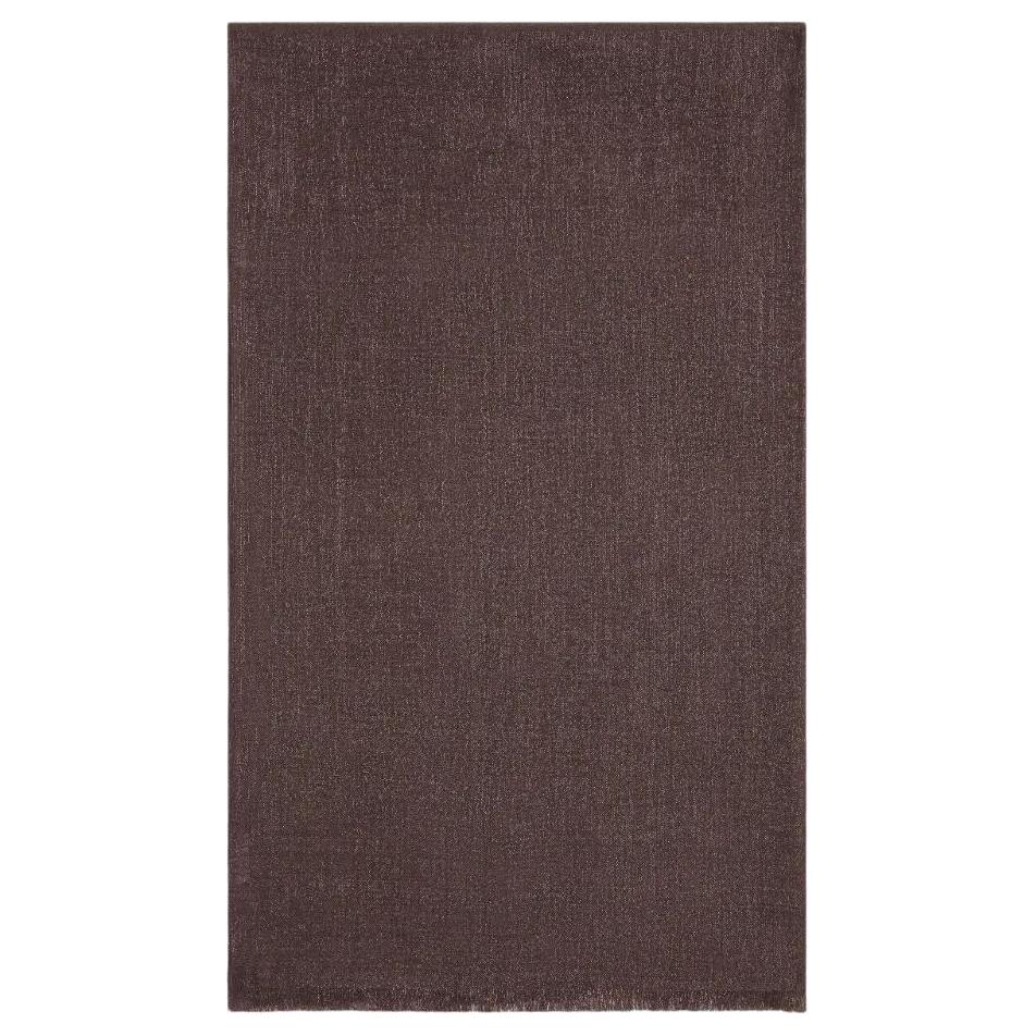 

Brunello Cucinelli Классический шарф с бахромой, Dark Brown