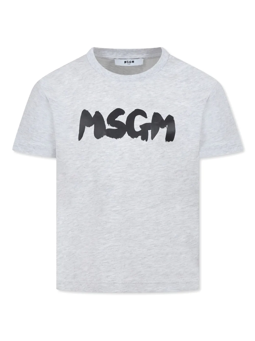 

Футболка с логотипом MSGM Kids, серый