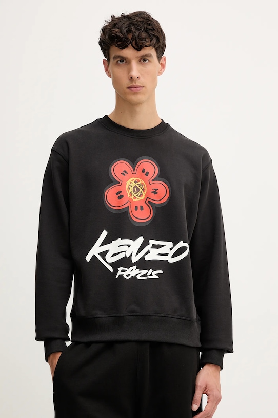 

Хлопковая рубашка x Futura Kenzo, черный