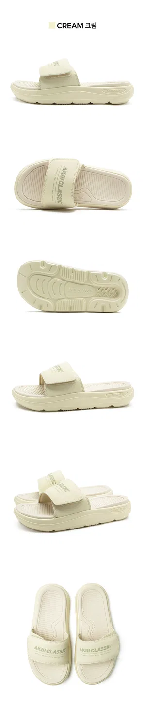 Мужские кремовые шлёпанцы Dual Cushioning Slide от Akiii Classic — фото 3