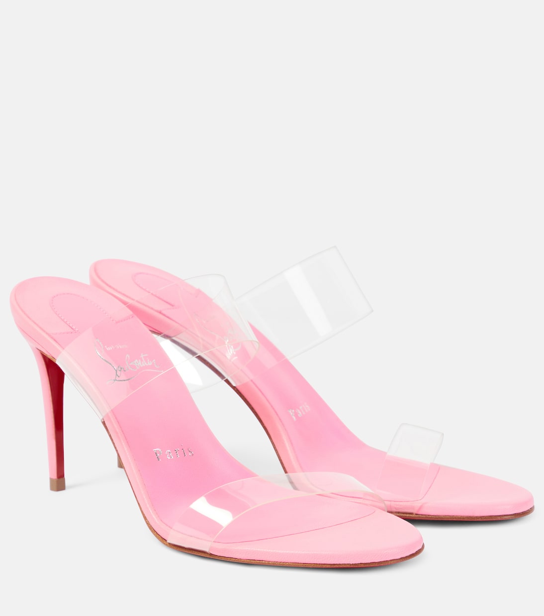 Just Nothing 85 ПВХ мюли Christian Louboutin, Calipso/Lin Calipso