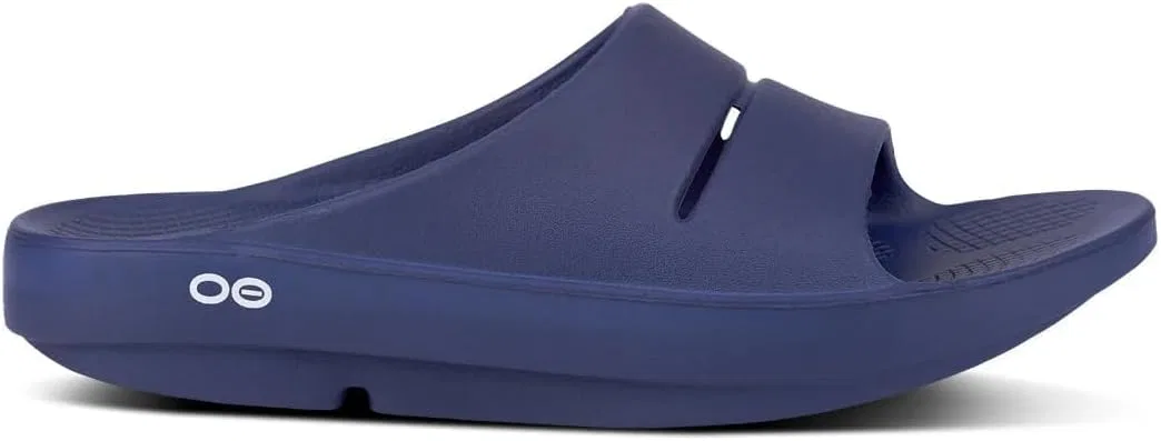 Мужские спортивные и уличные сандалии OOFOS OOcloog, Blue Navy — фото 2