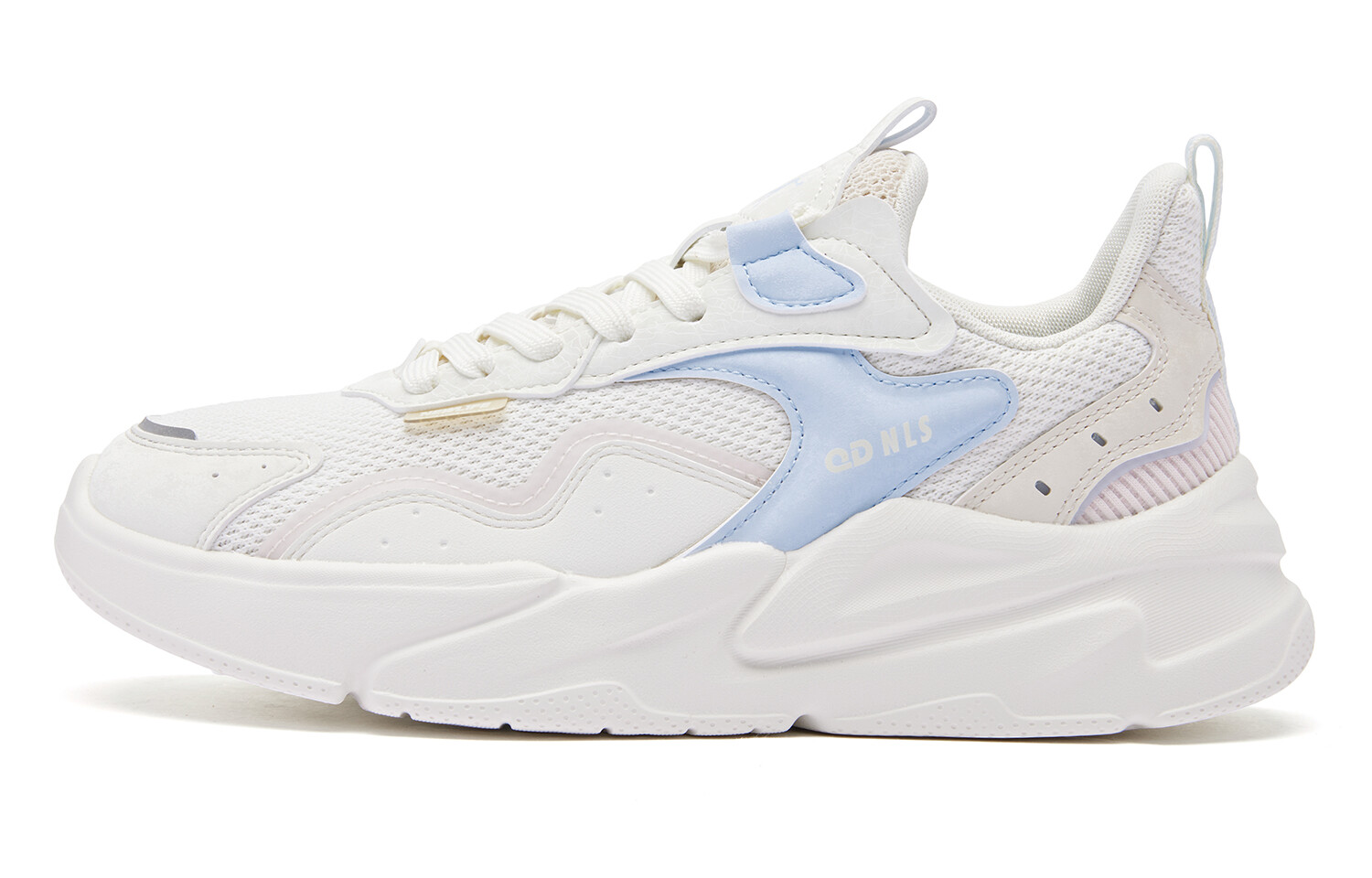 

Кроссовки QIAODAN Lifestyle Shoes Women's Low-top Ivory Dreamy Blue, голубой, Синий, Кроссовки QIAODAN Lifestyle Shoes Women's Low-top Ivory Dreamy Blue, голубой