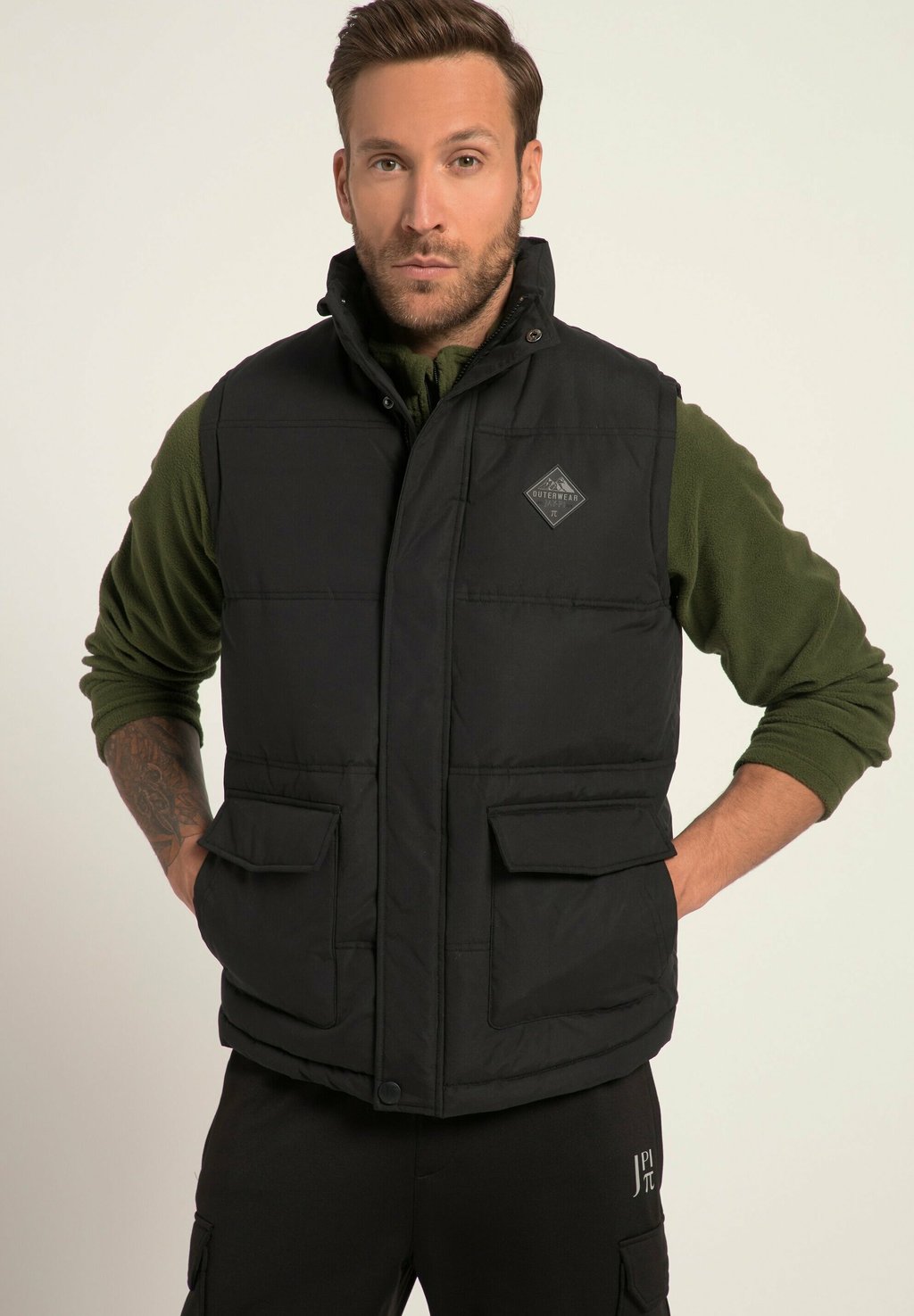 

Жилет STAND-UP COLLAR TEDDY JP1880, черный