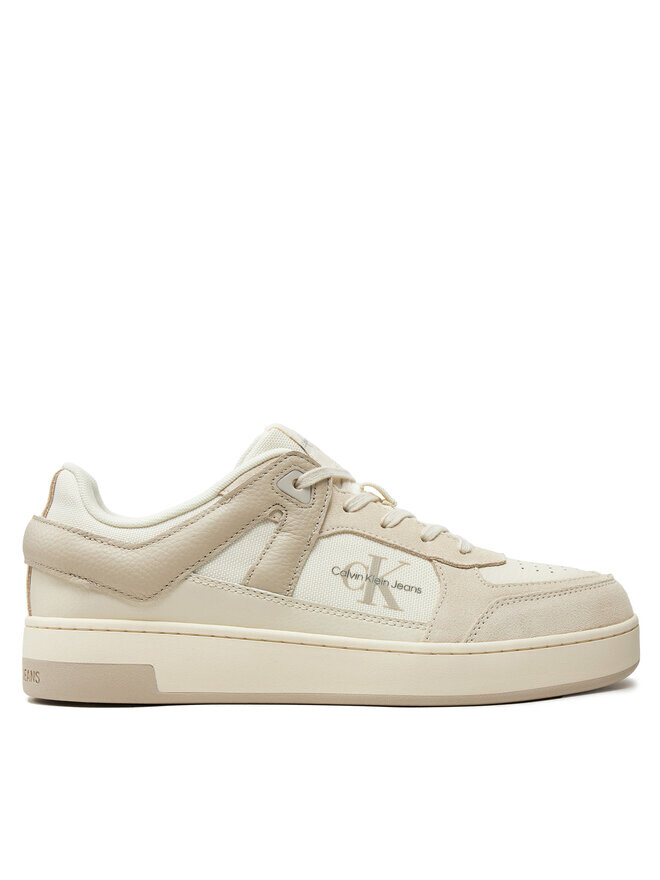 

Кроссовки Calvin Klein Jeans Basket Cup Low Laceup Lth Ml Mtr, бежевый