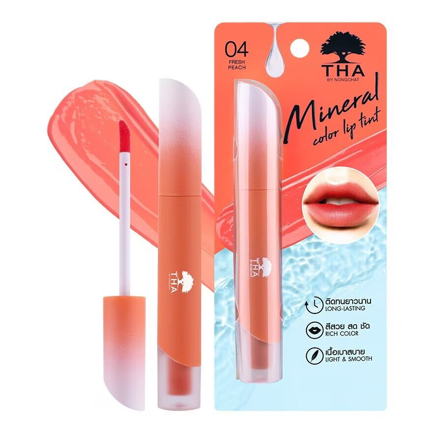 

THA By Nongchat Минеральный оттенок для губ 1,9 г. 04 Свежий персик, Fresh Peach