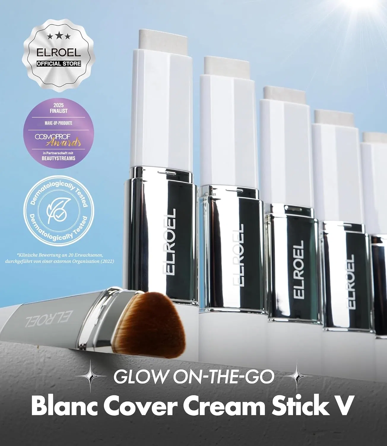Тональный крем-стик «BLANC Cover Cream Stick V» от ELROEL, 202 Natural, 12 г Elroel — фото 2