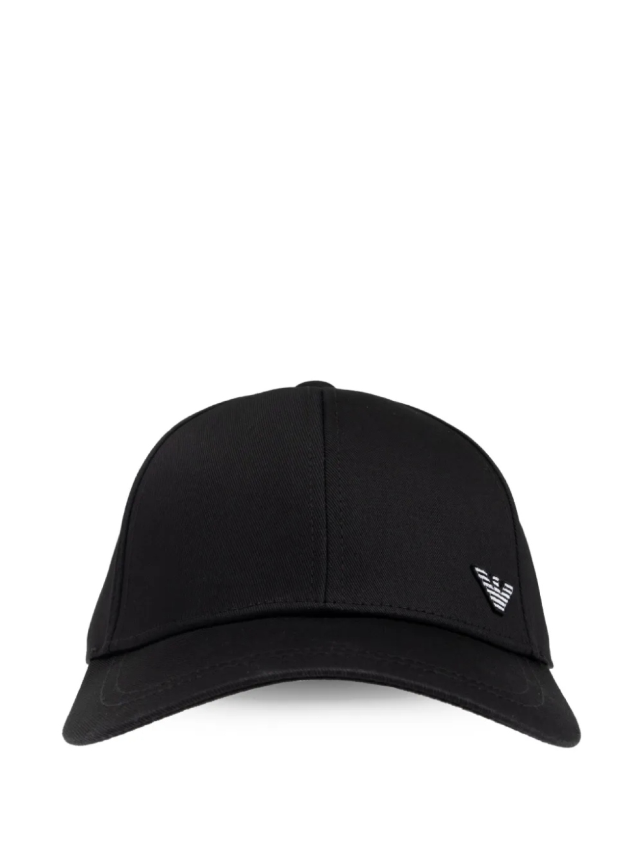

Хлопковая шапка Emporio Armani, черный