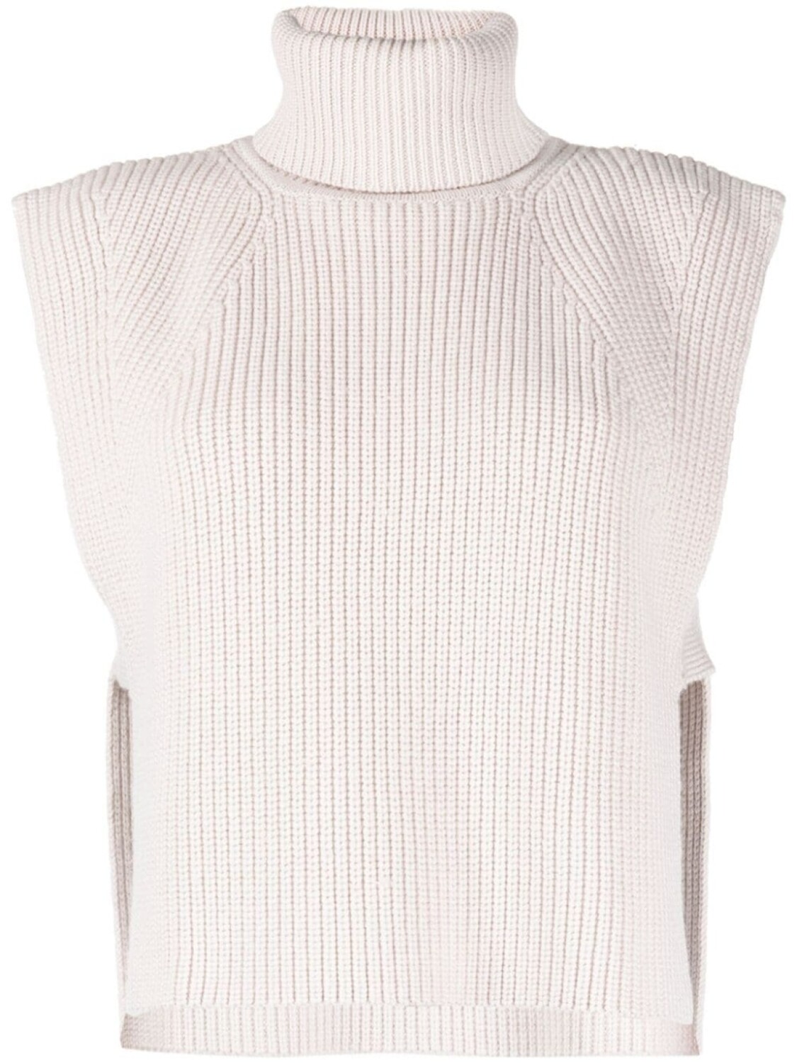 

Marant Étoile топ в технике кроше с высоким воротником, розовый