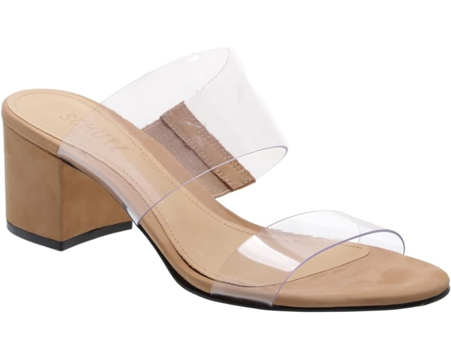 Туфли Schutz Victorie, цвет Transparente/Honey Beige