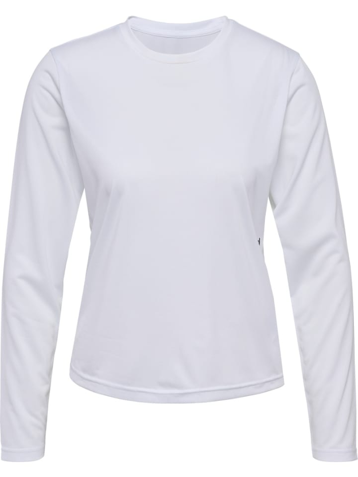 

Футболка с длинным рукавом Pulse Workout W T-Shirt Longsleeve белого цвета Hummel