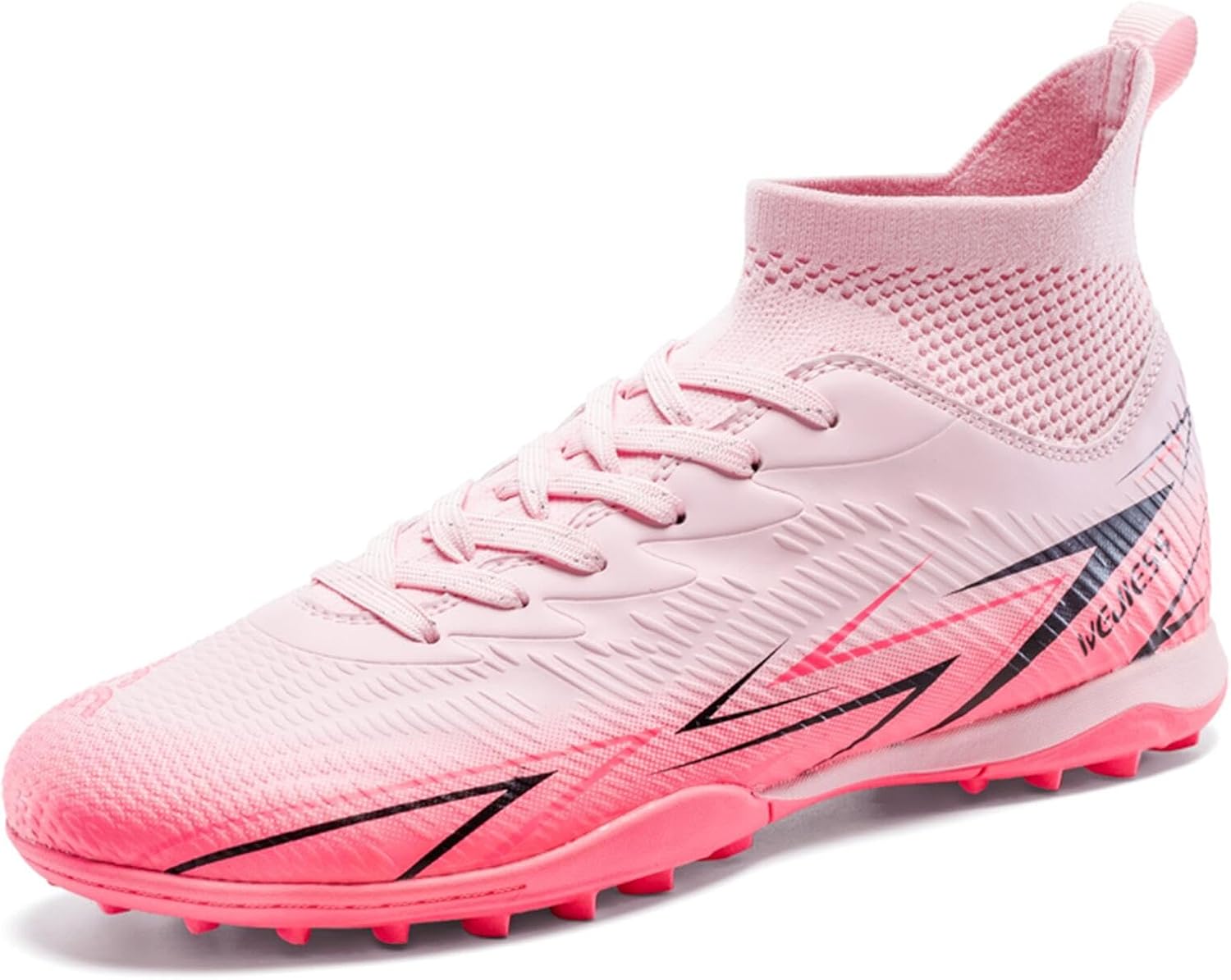 

Футбольные бутсы для зала для мужчин и женщин, бутсы для игры на искусственном газоне, широкие футбольные кроссовки, FG AG TF, высокие футбольные ботинки Lozoye, 628 Tf Pink