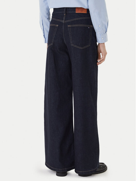 Джинсы wide leg 70's WW0WW48395 Tommy Hilfiger, синий — фото 3