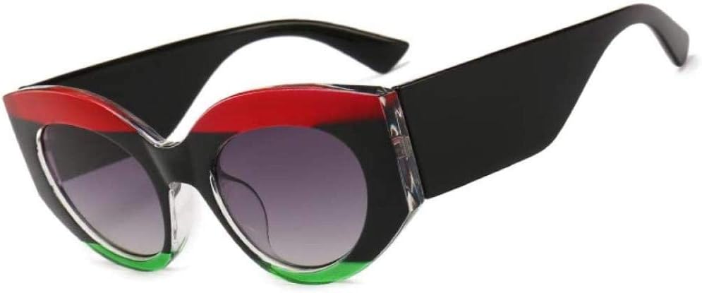 

Поляризованные солнцезащитные очки, красные и зеленые очки «кошачий глаз», винтажные солнцезащитные очки с градиентным переходом цвета «кошачий глаз» для женщин, защита от УФ-излучения UV400 HUABDVCT, C04