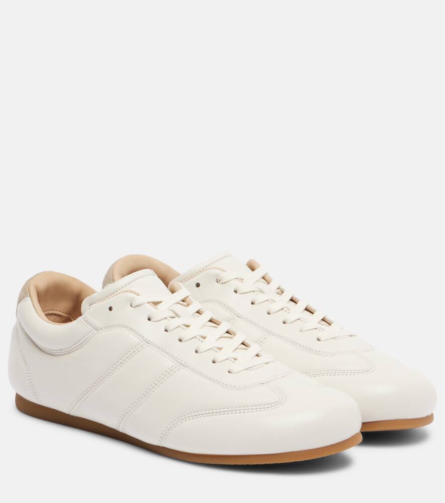 Кроссовки Soft Runner из кожи Lemaire, Milk
