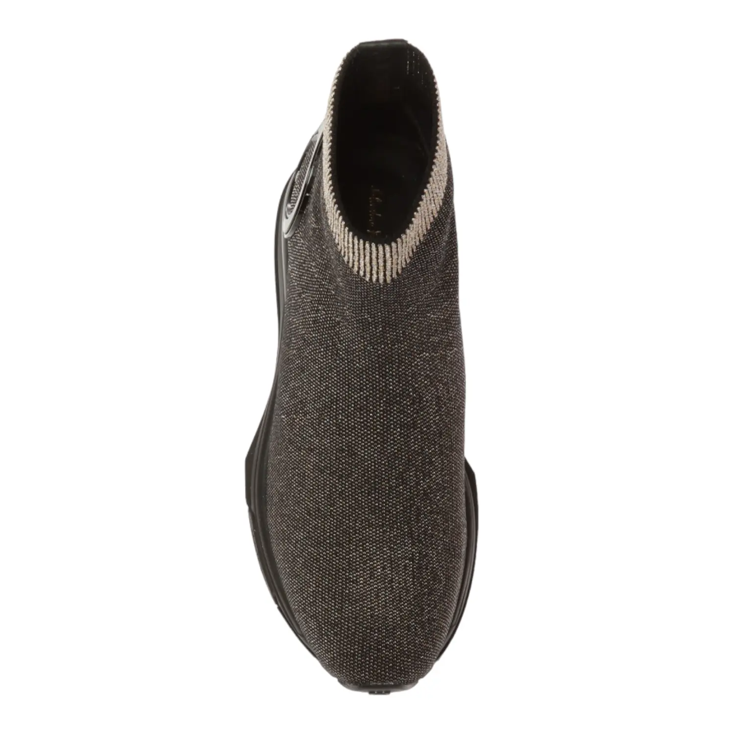 SALVATORE FERRAGAMO Женские кроссовки Gardena 726011 BLK с металлическим носком, мультиколор — фото 3