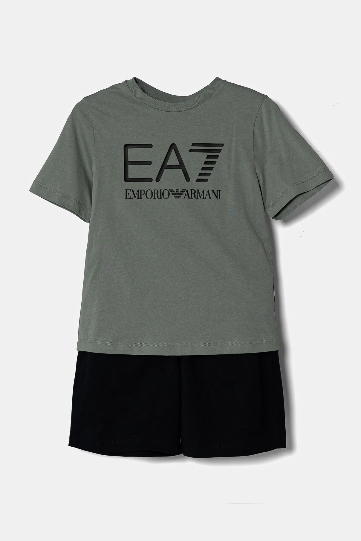 

Детский комплект из хлопка Ea7 Emporio Armani, зеленый