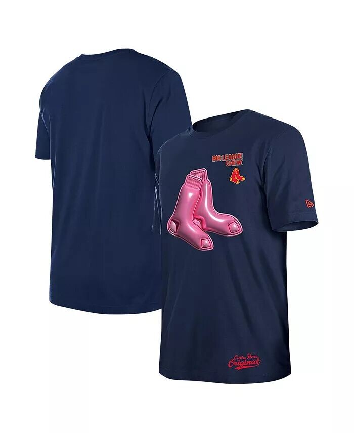 

Мужская темно-синяя футболка Boston Red Sox Big League Chew New Era, синий