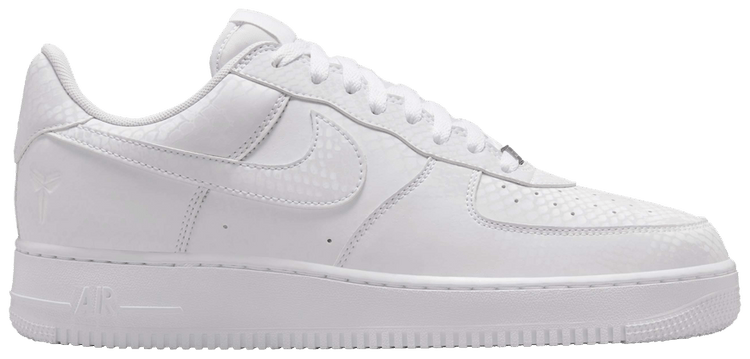 

Кроссовки Nike Kobe Bryant x Air Force 1 Low 'Forever White', белый